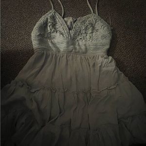 Cute green tank dress shirt